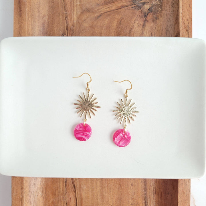 Solana Earrings - Raspberry // Jewelry