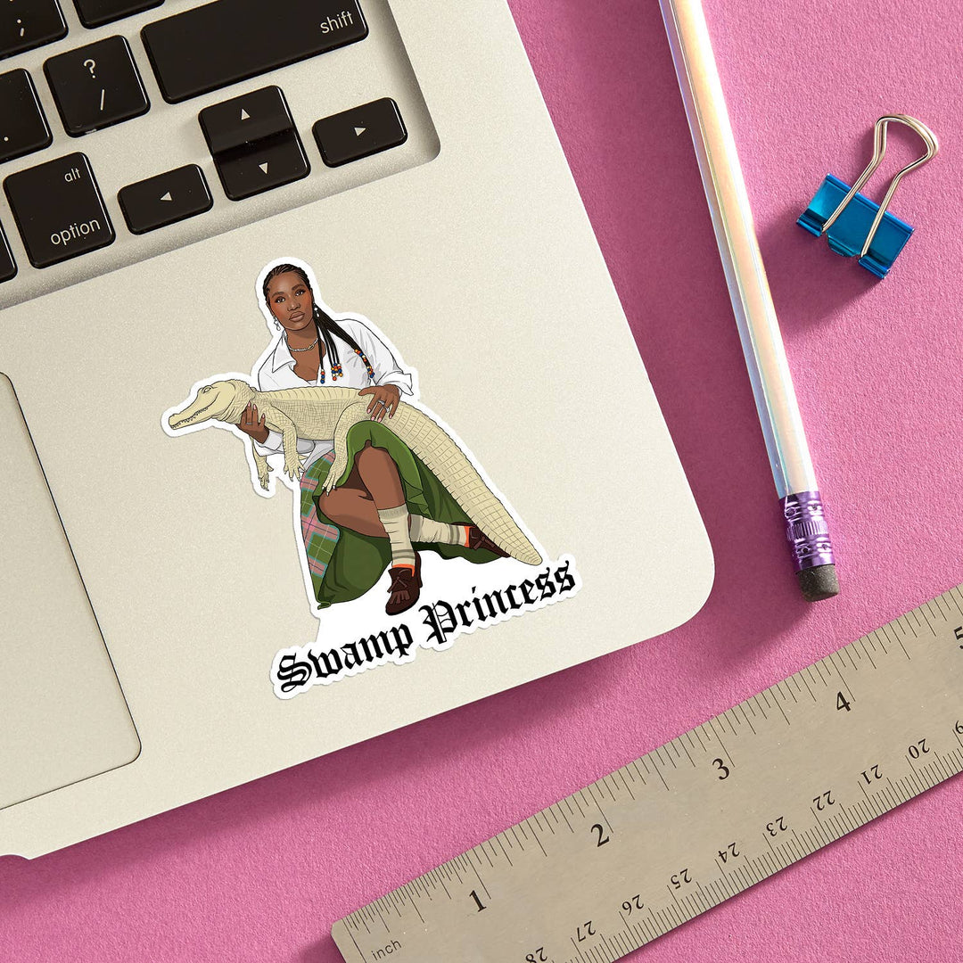 Swamp Princess Die Cut Sticker