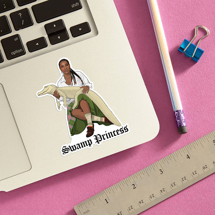 Swamp Princess Die Cut Sticker