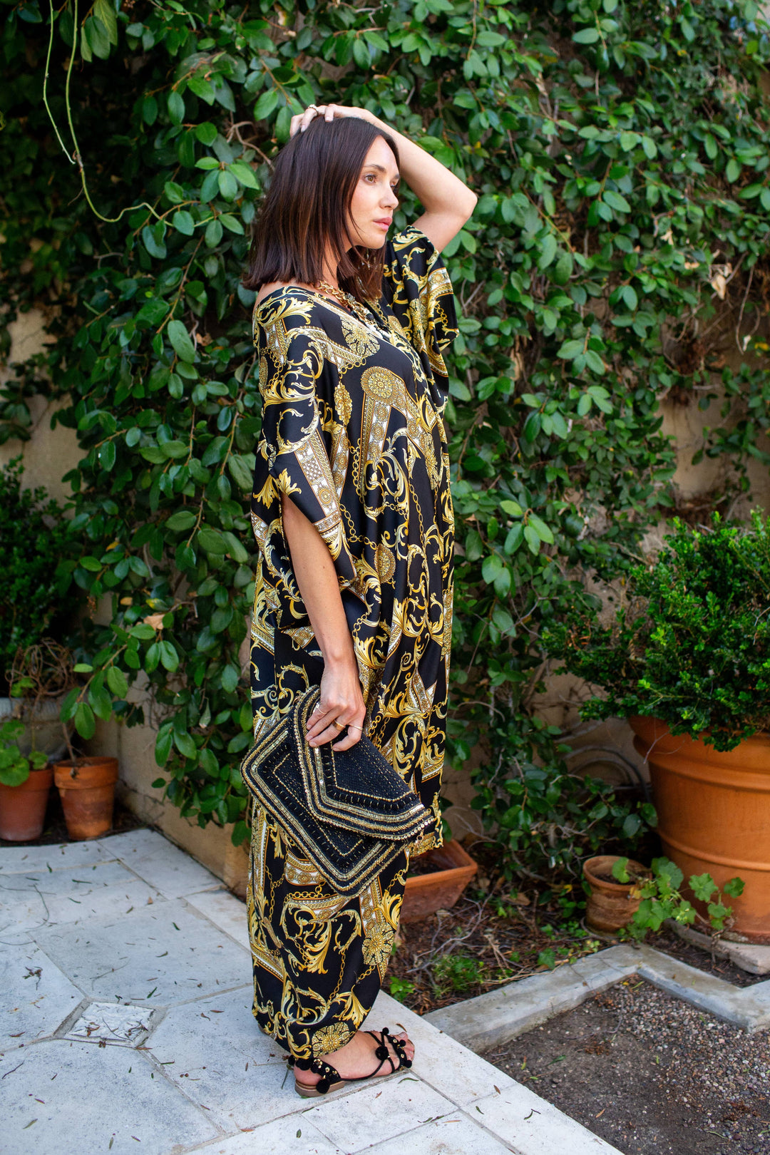 Voglia Nera Caftan Kaftan Dress