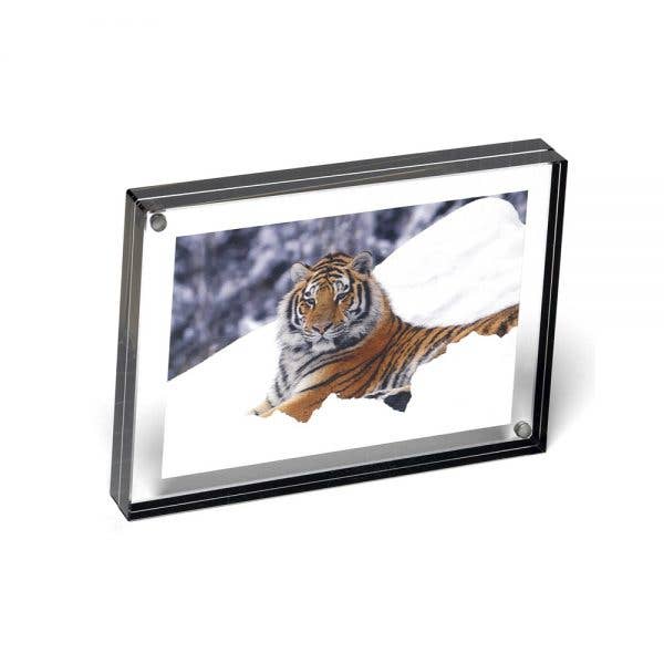 Graphite Black Color Edge Magnet Frame