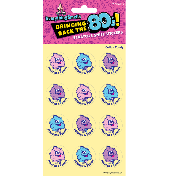 Cotton Candy EverythingSmells Scratch & Sniff Stickers