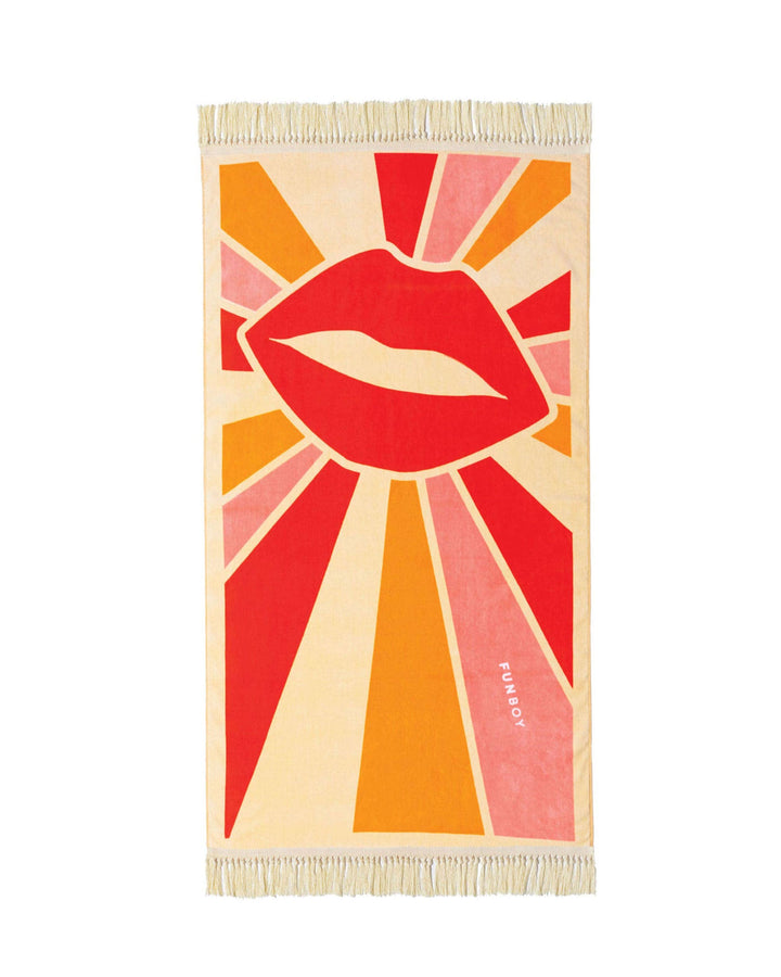 Disco Shag Lip Towel