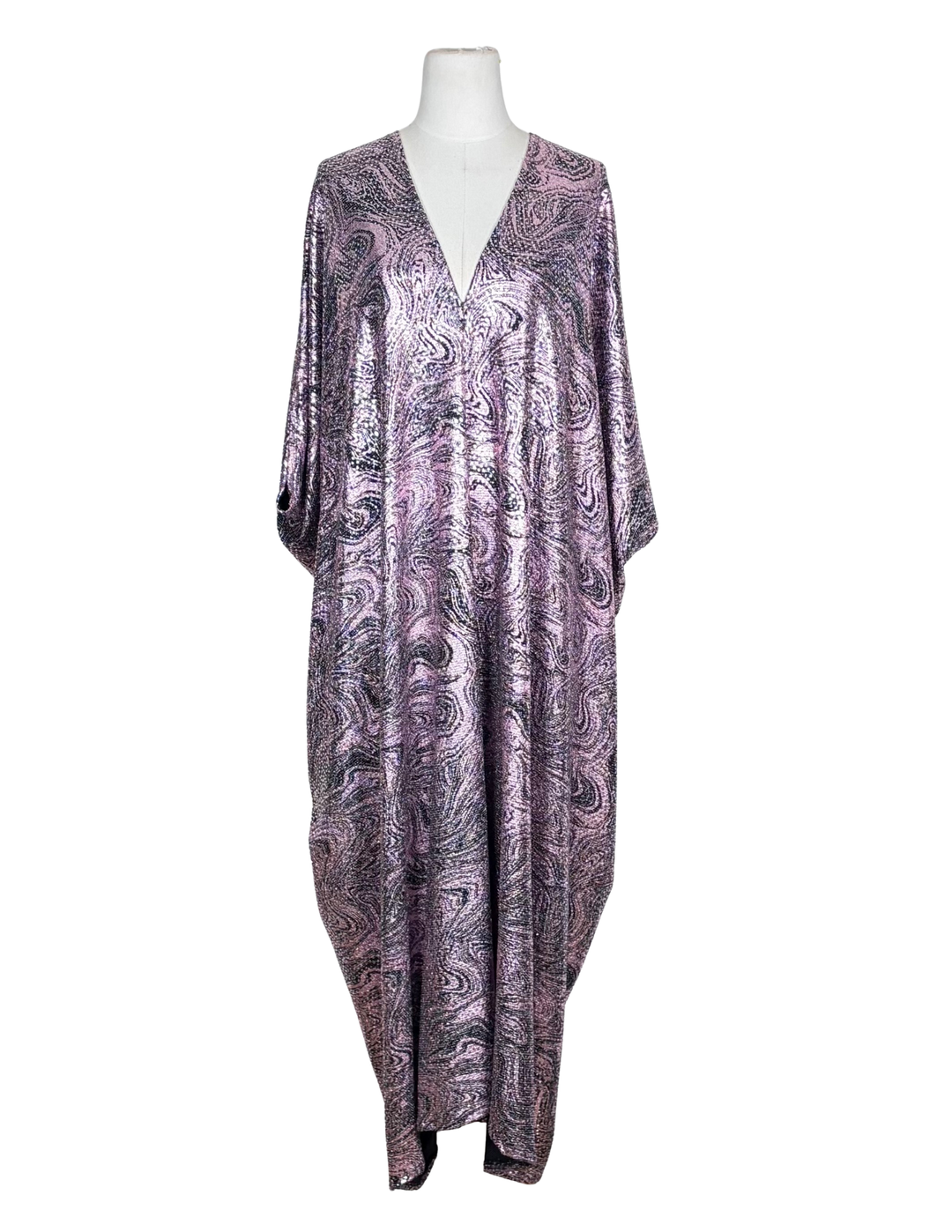 Violet Current Sequin Caftan