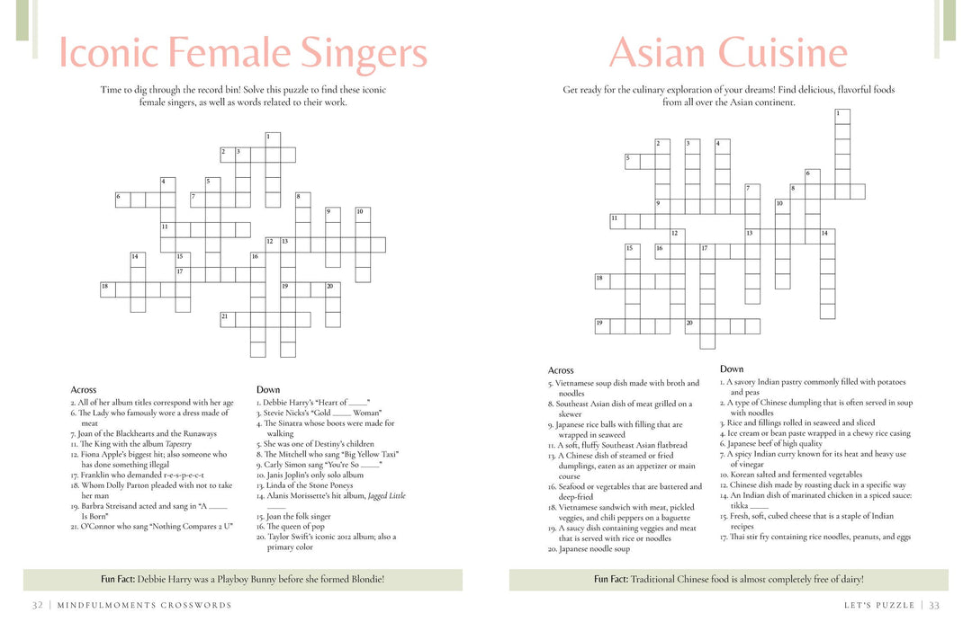 MindfulMoments Crosswords