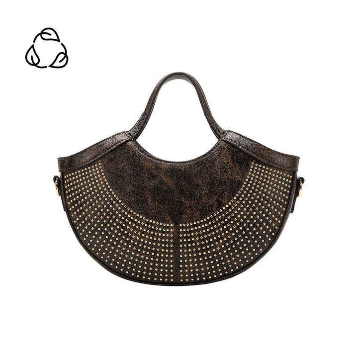 Kaylee Espresso Recycled Vegan Top Handle Bag