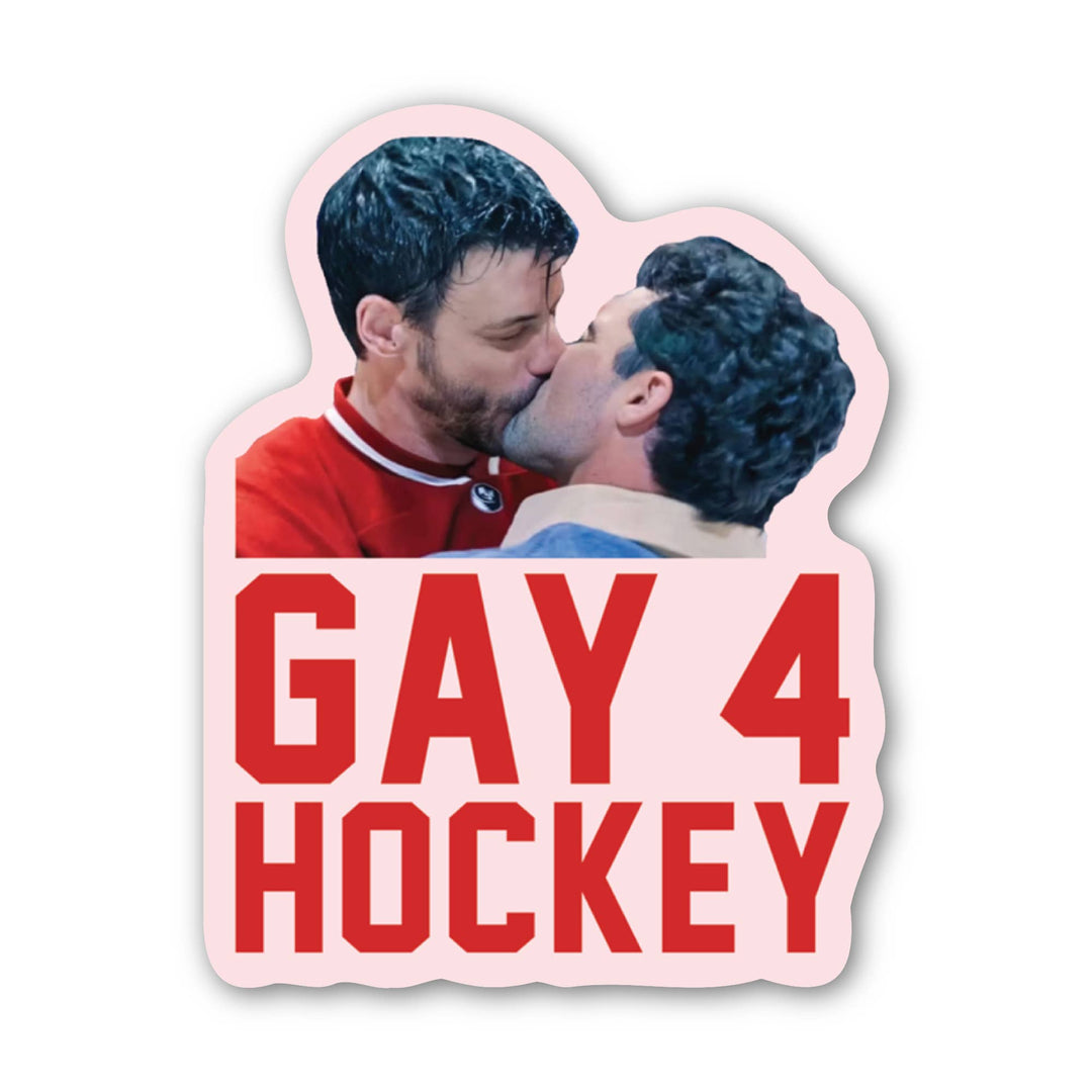 Gay 4 Hockey - Heated Rivalry - Sticker