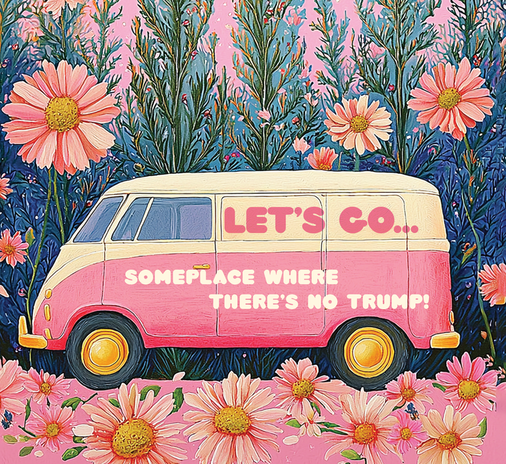 NO TRUMP VAN political everyday card