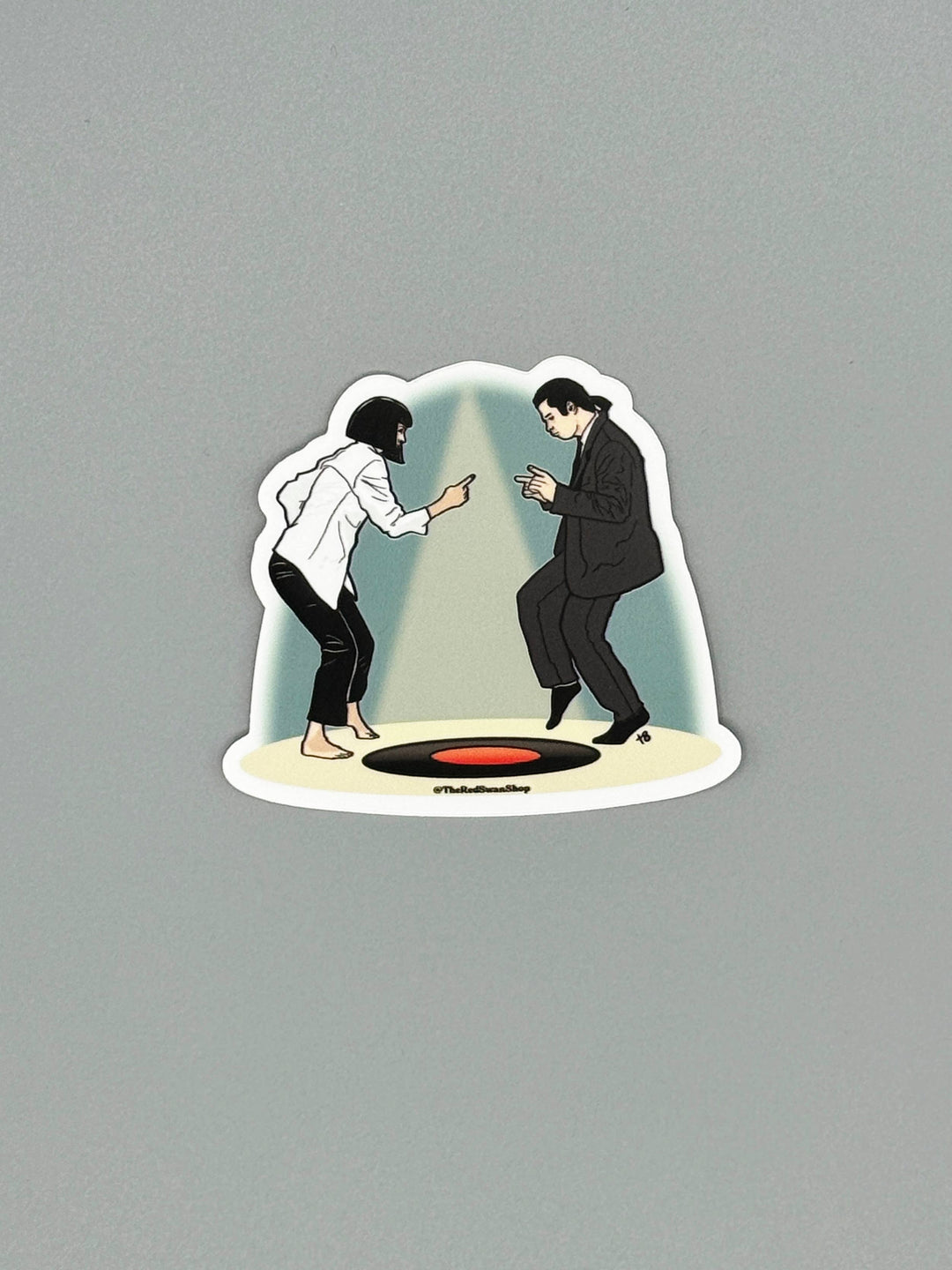 Vinyl Decal - Pulp Fiction - Mia and Vincent Dancing