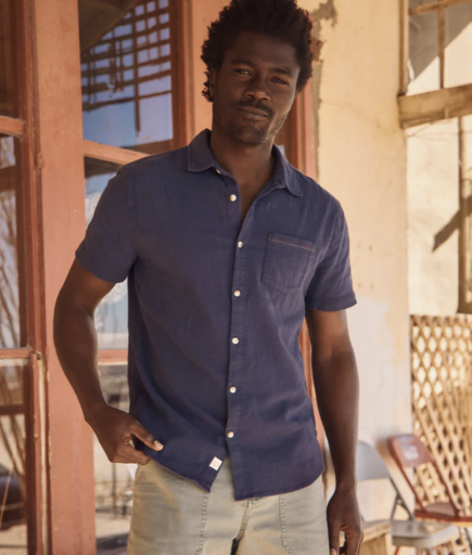 Classic Stretch Selvage Shirt India Ink