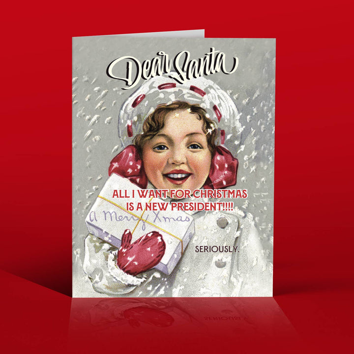 New President! Christmas, Holiday, Political Card