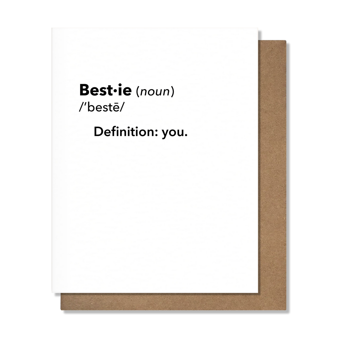 Bestie - Friendship Card