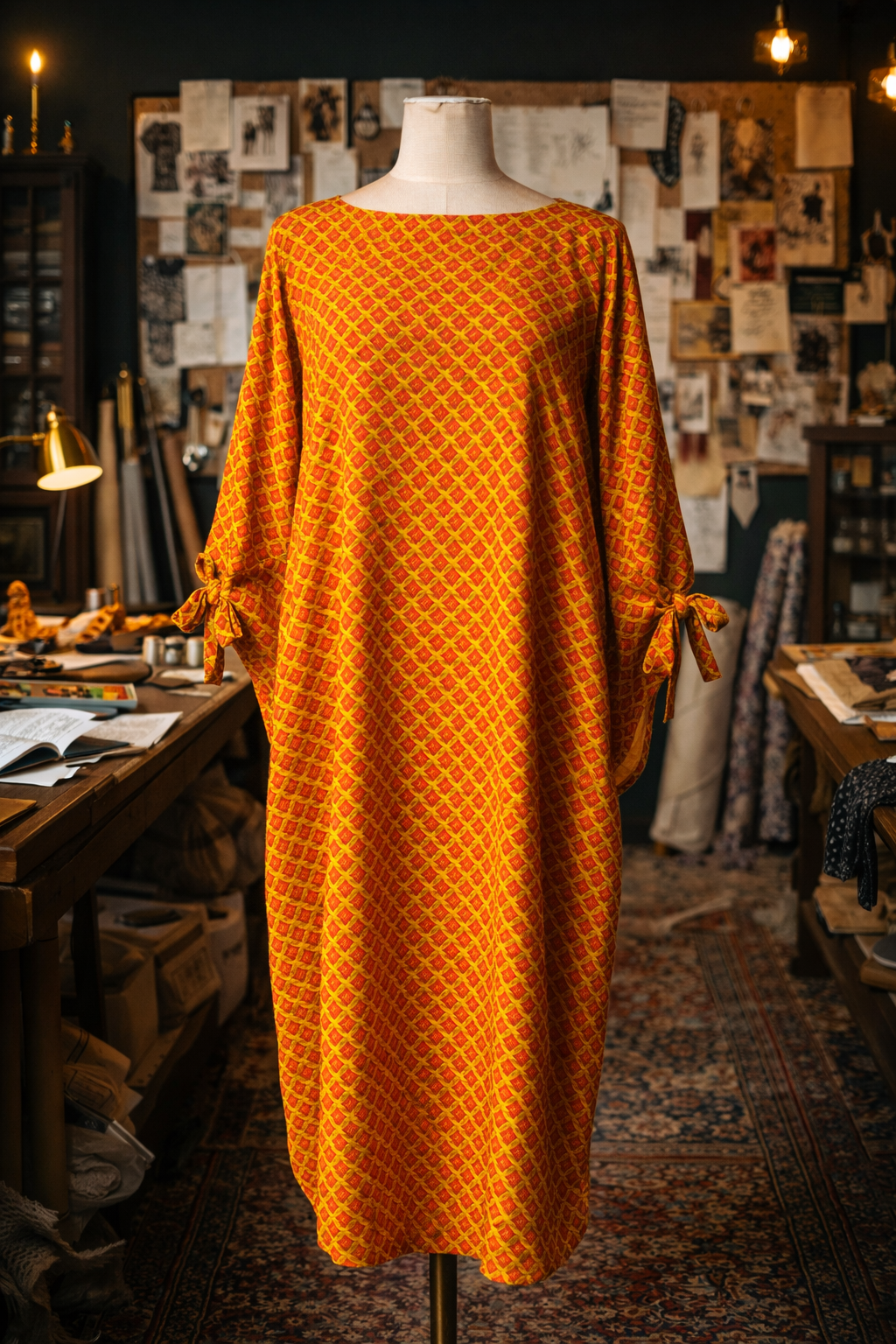 Capri Caftan in Goldenrod