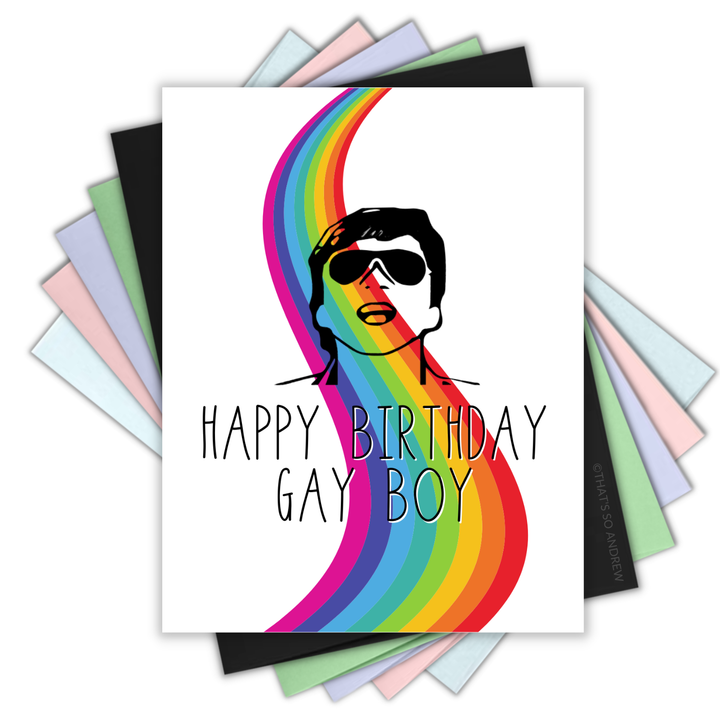 Happy Birthday Gay Boy Birthday Card