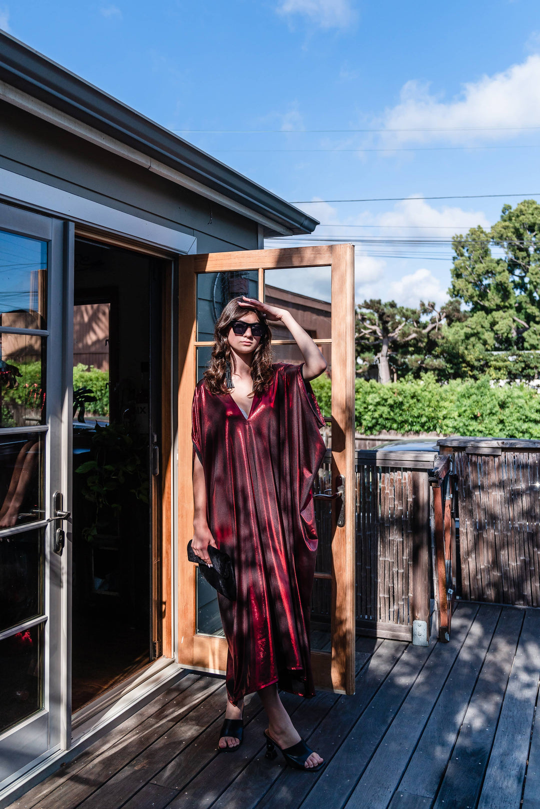 Electric Cherry Caftan