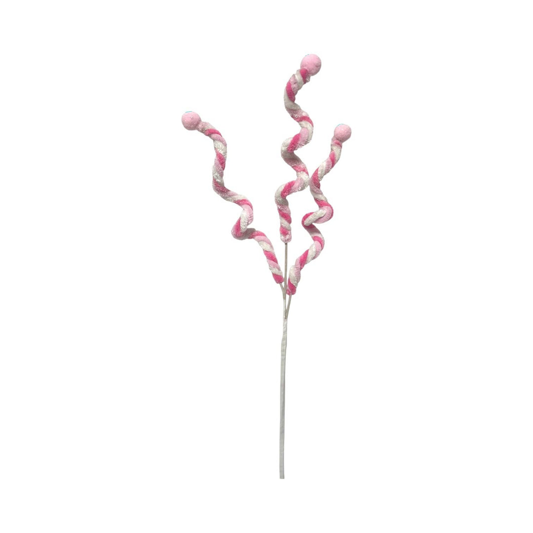 Pink Spiral Candy Pick