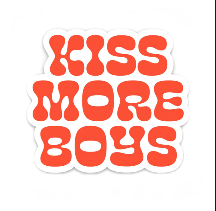 Kiss More Boys - Sticker
