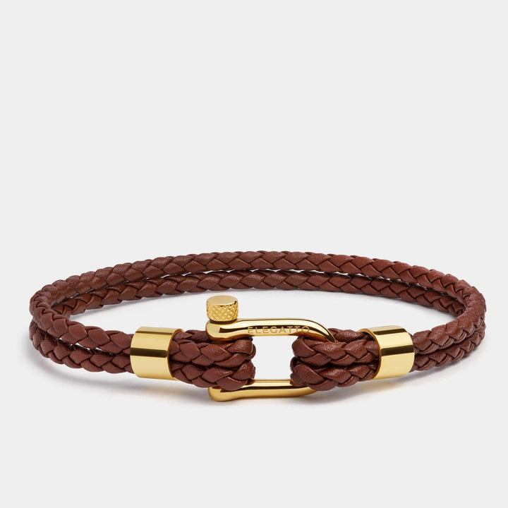 Helix Brown Gold Bracelet