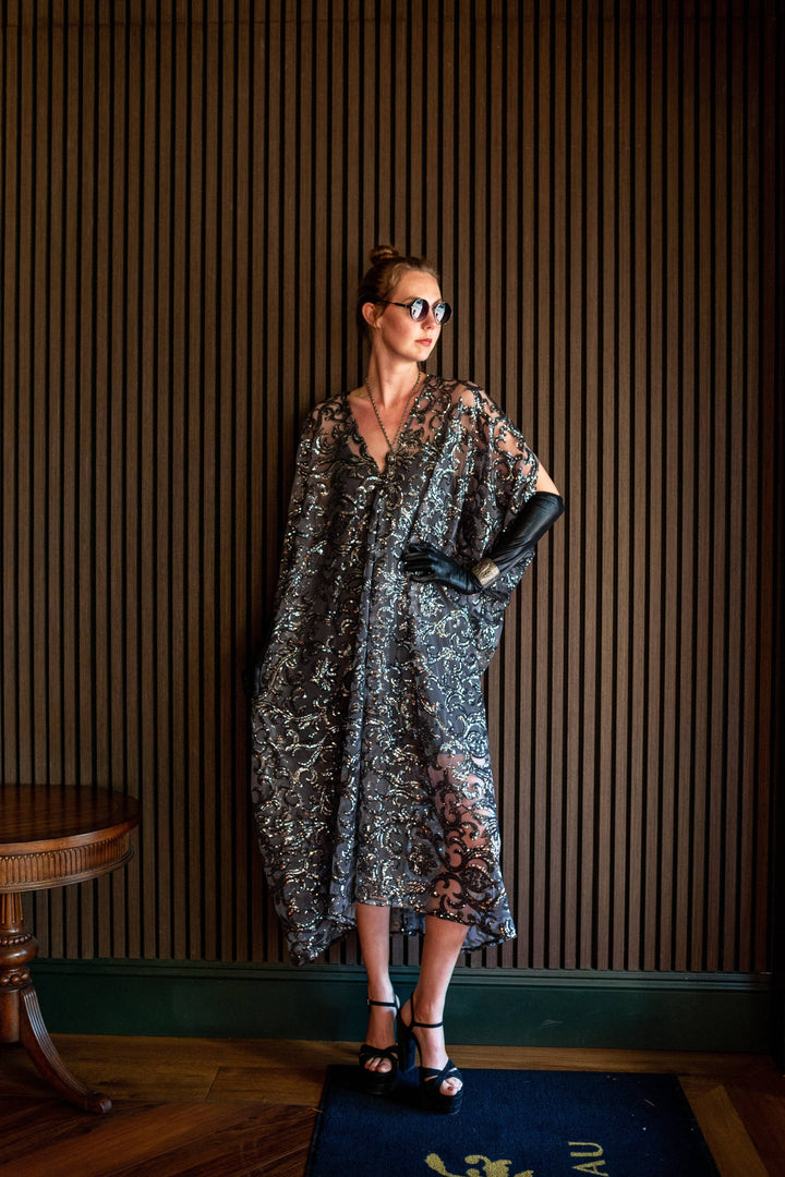 Empire Sequin Caftan