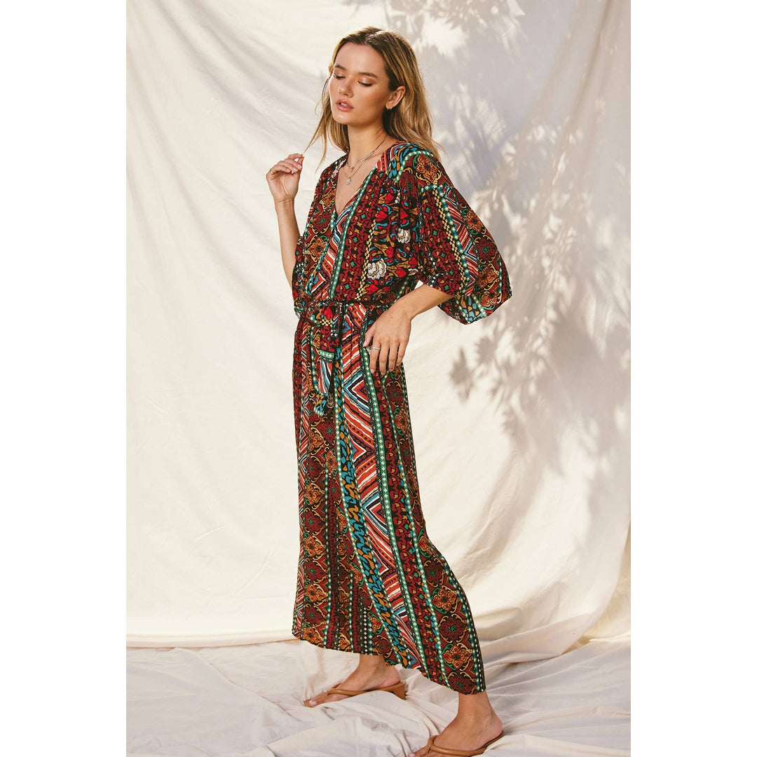 Arete Button Down Kimono Jumpsuit
