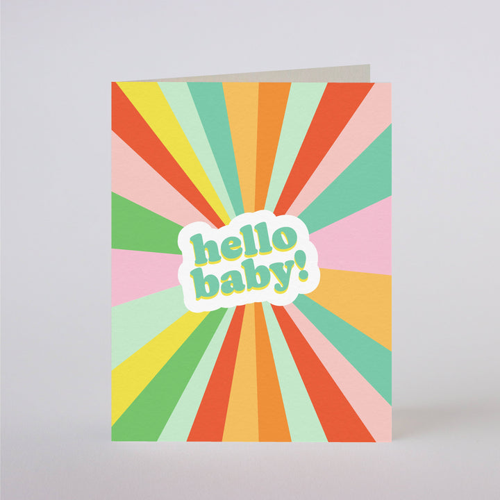 HELLO BABY! - greeting card