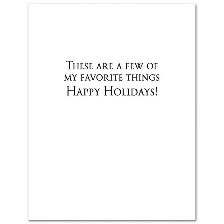 White Lotus Lorazepam and Mistletoe Holiday Christmas Card