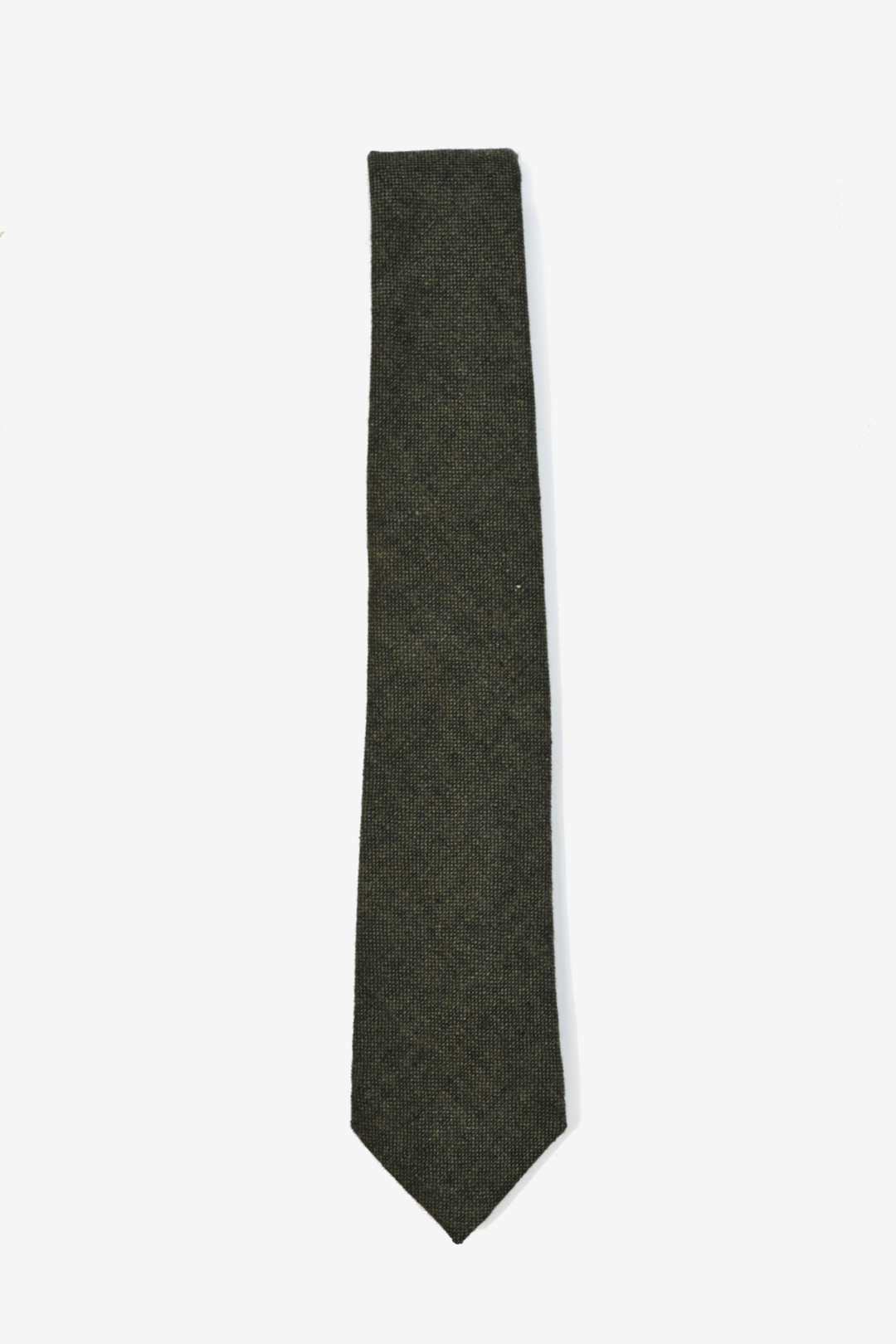 Dark Green Wool Tie
