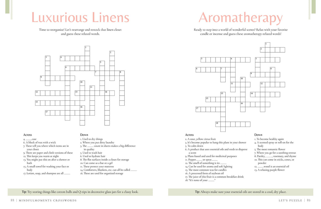 MindfulMoments Crosswords