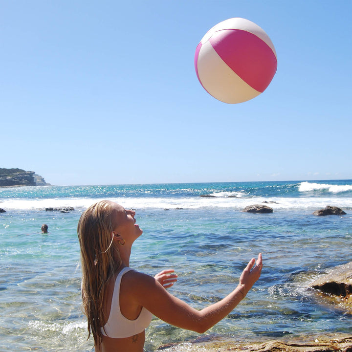 Inflatable Beach Ball Pool Party Magenta