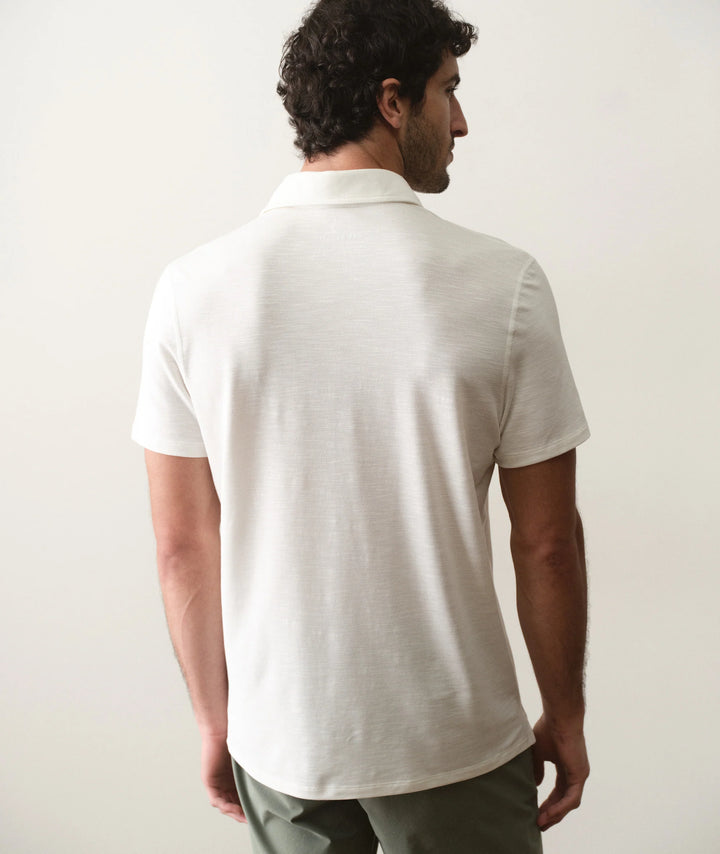 Air Pocket Polo White