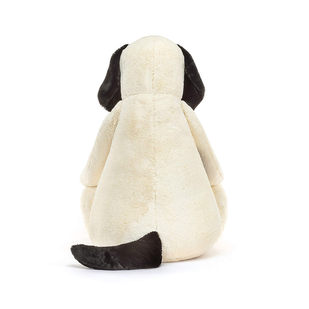 Jellycat Bashful Black And Cream Puppy Gigantic