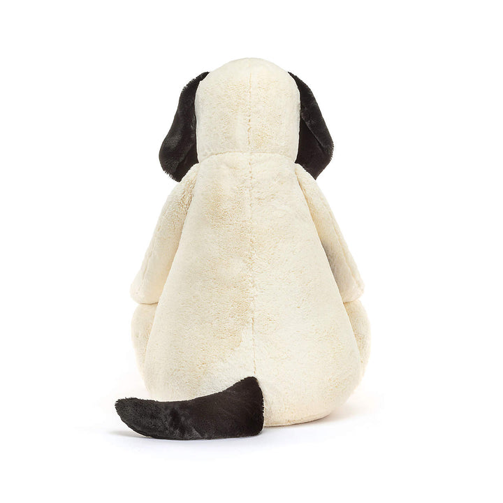 Jellycat Bashful Black And Cream Puppy Gigantic