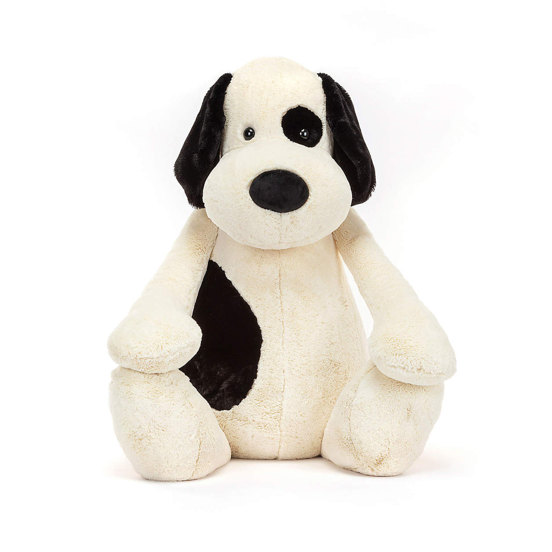 Jellycat Bashful Black And Cream Puppy Gigantic