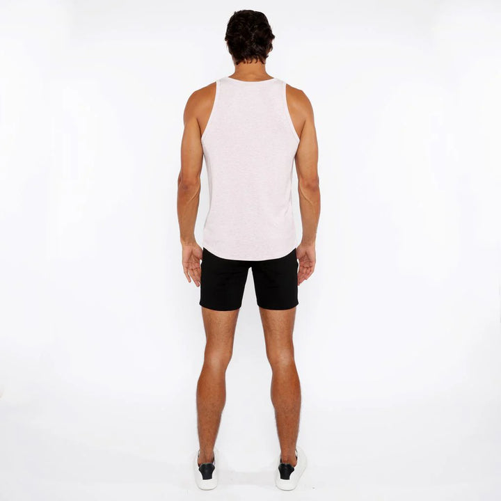 Pink Powder Rib Stretch Modal Tank Sta-16004-02