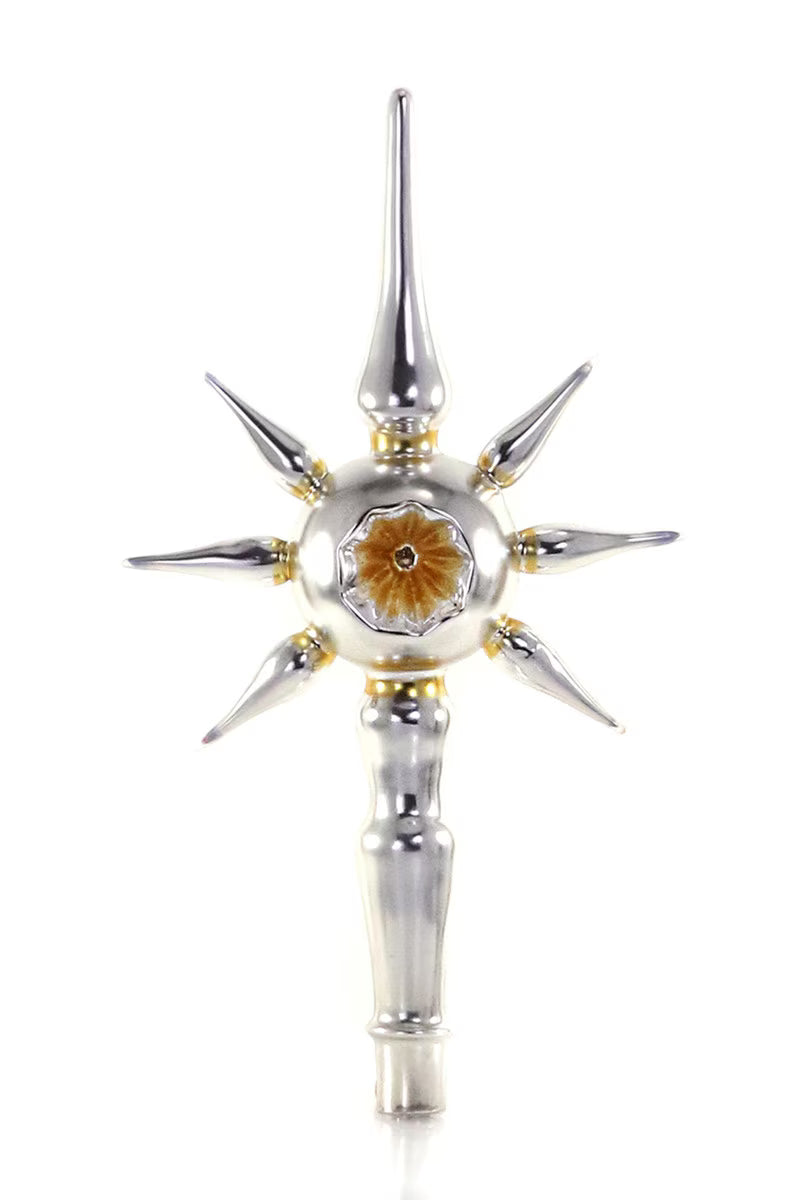 Heirloom Star Tree Topper-Silver