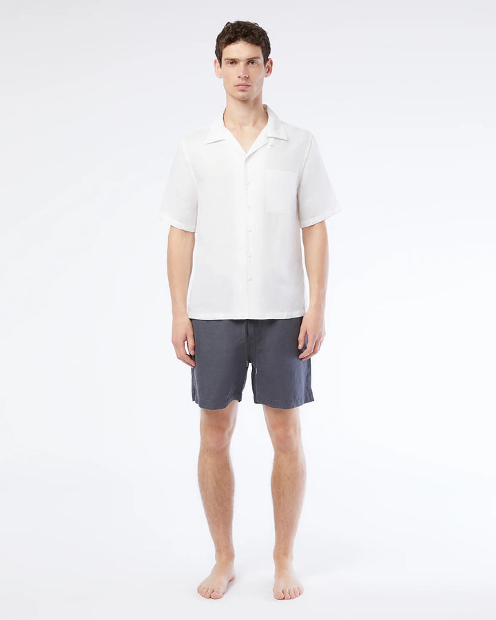 Air Linen Pull-On Short' Gunmetal