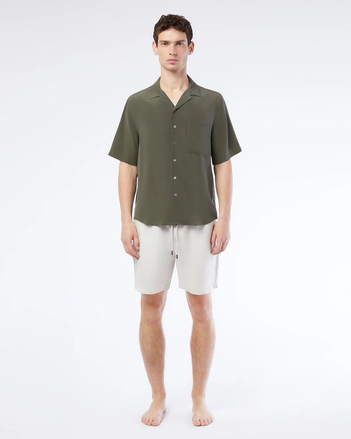 Air Linen Pull-On Short' Stone