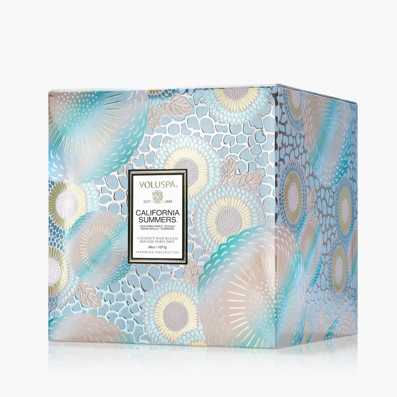 California Summers 3 Wick Hearth Candle