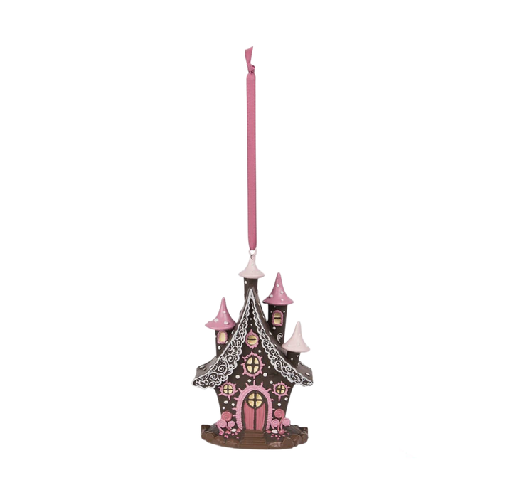 Candy House Ornament - 3 Colors