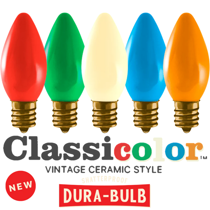 C9 Classicolor Individual Ceramic 25 LED Lights - Classic Mix