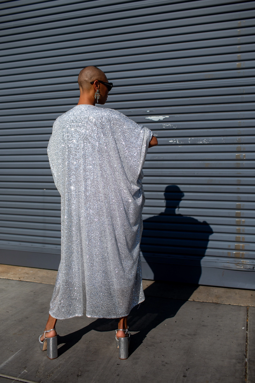 Diamond Dust Sequin Goddess Waist Caftan