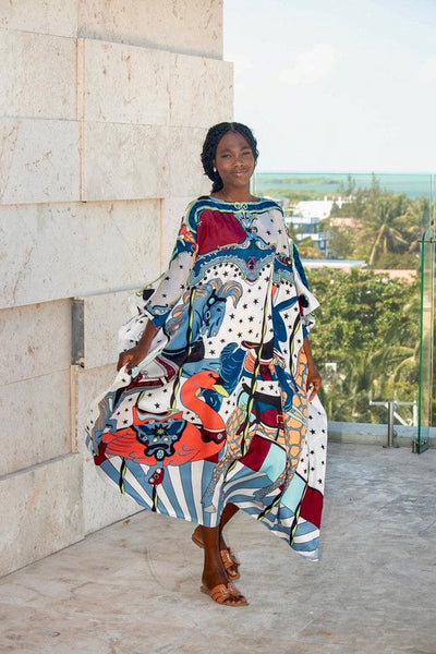 Carousel Blue Caftan