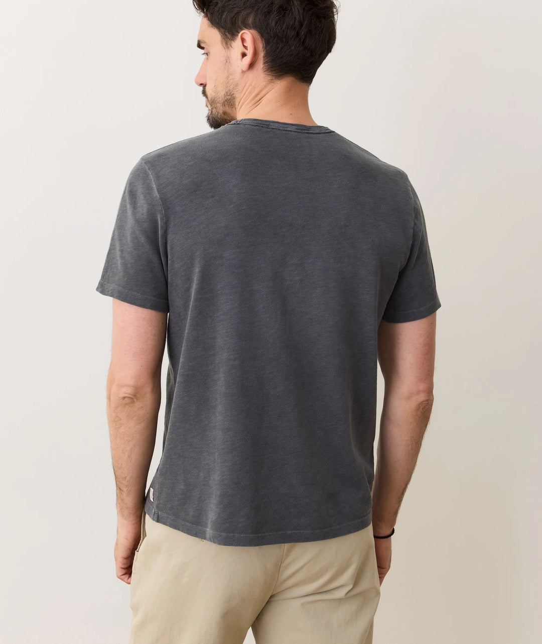 Relaxed Heavy Slub Pocket Tee Forged Iron