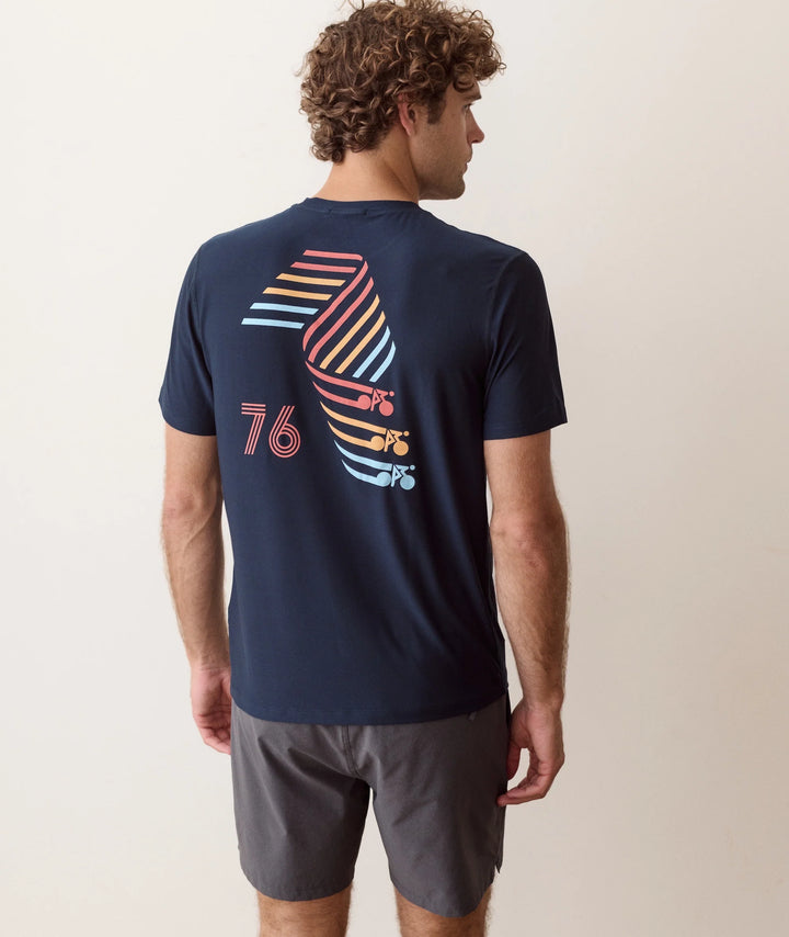 Everyday Sport Graphic Tee - Sky Captain