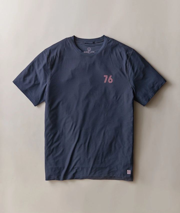 Everyday Sport Graphic Tee - Sky Captain