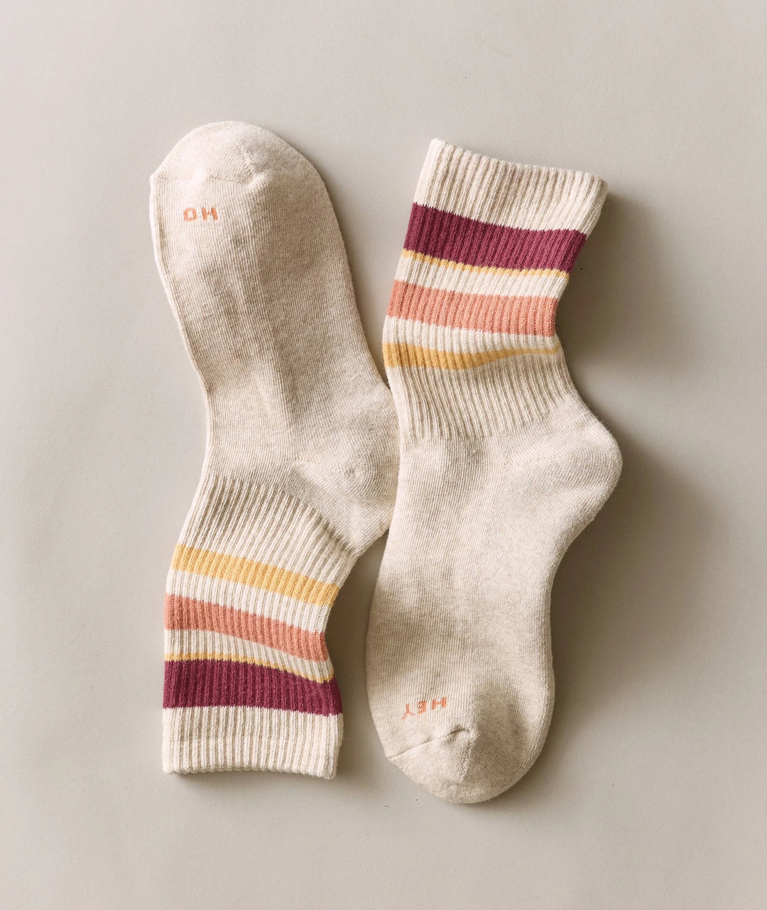 Gym Sock White Cool Stripe