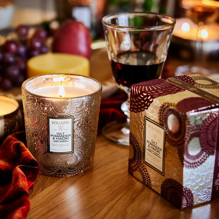 Gilt Pomander Hinoki Classic Candle