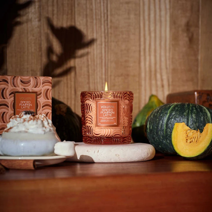 Spiced Pumpkin Latte Capsule 12oz Luxe Classic Candle