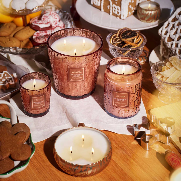 Gingerbread Chalet 18oz Large Jar Candle