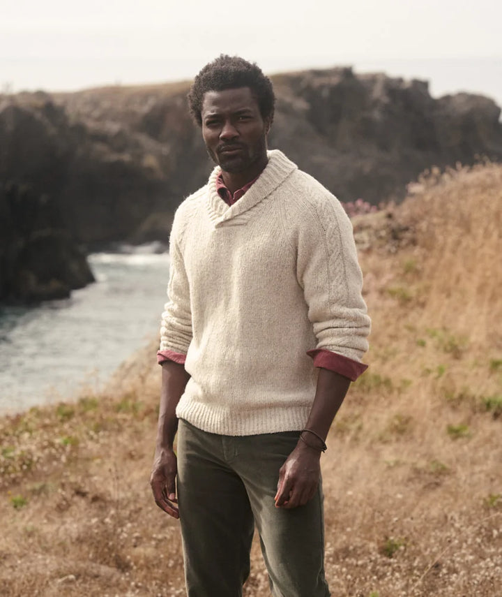 Oslo Cable Knit Sweater Shearer